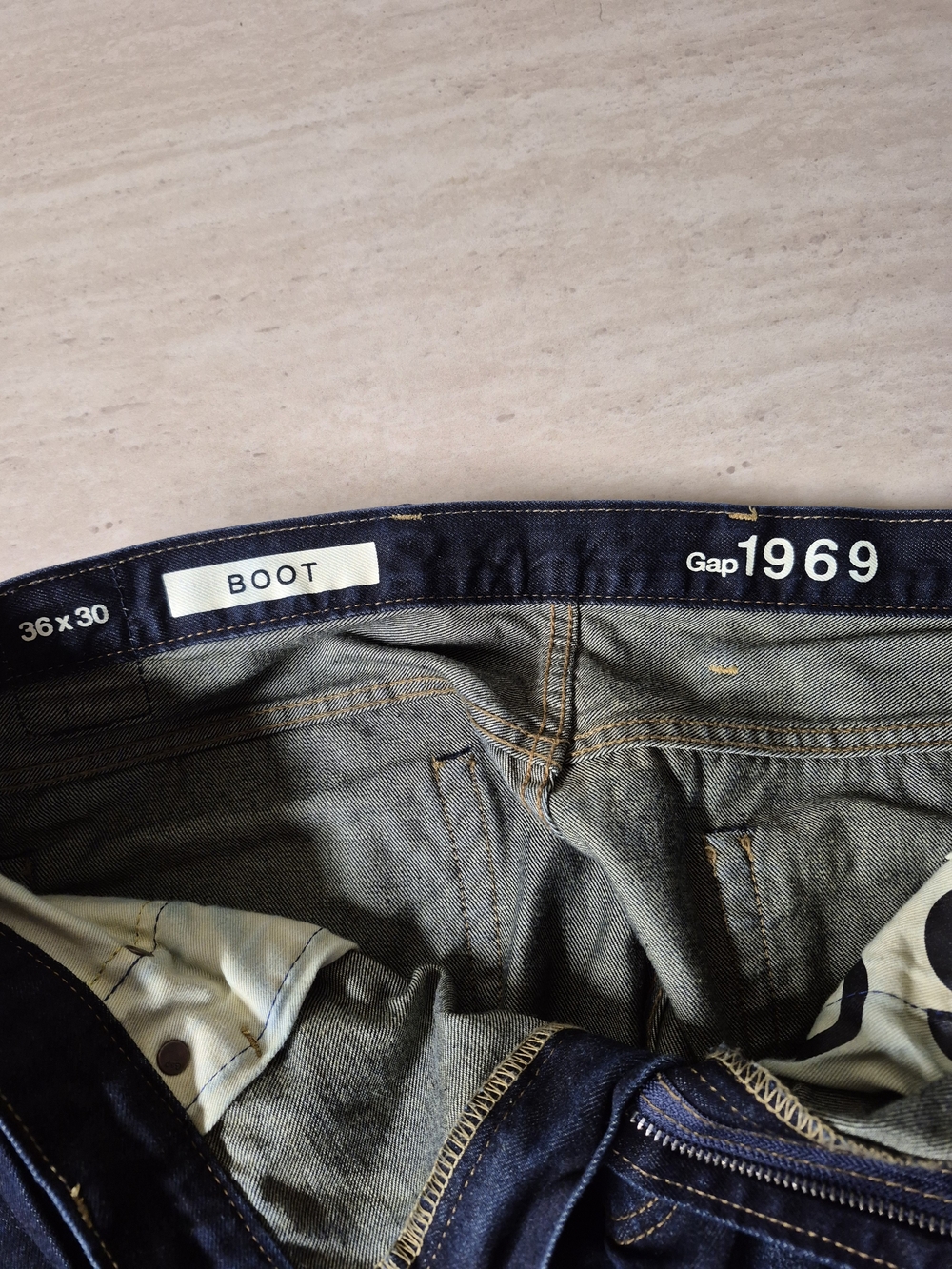 Gap 1969 Men’s Boot Jeans in Dark Blue